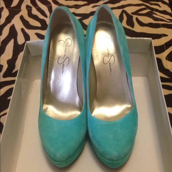 Jessica Simpson *WALEO* Miami Green size 8 1/2 - Picture 4 of 5